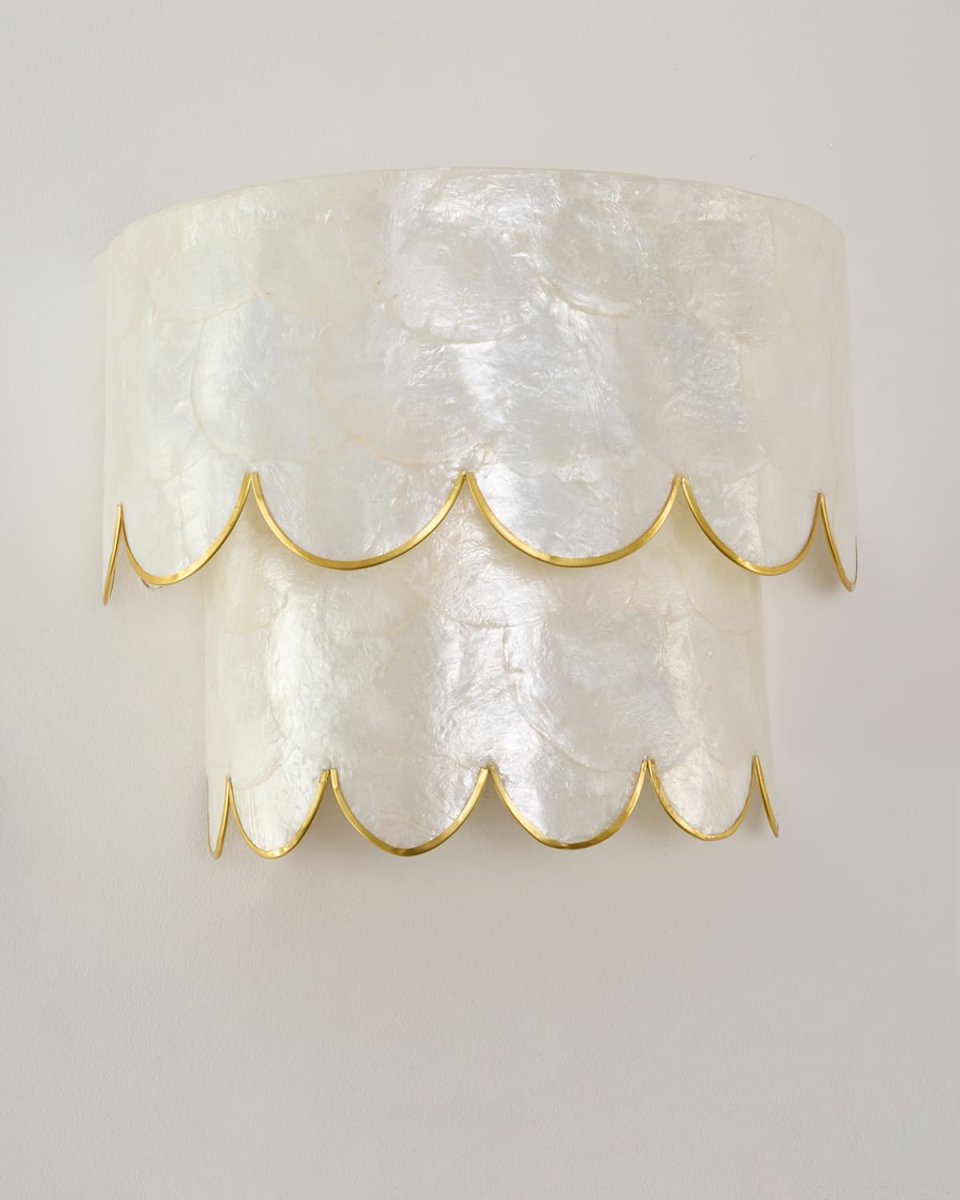 Scalloped Sconce